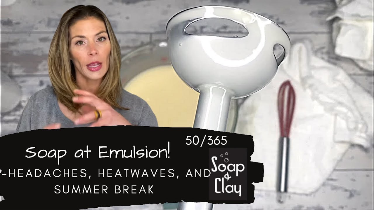 How to spot emulsion, and why that makes your soaping journey easier | Day 50/365