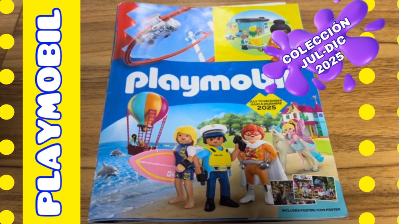 LIBRO PLAYMOBIL COLECCIÓN JUL-DIC 2025 | Playmobil +juguetes 