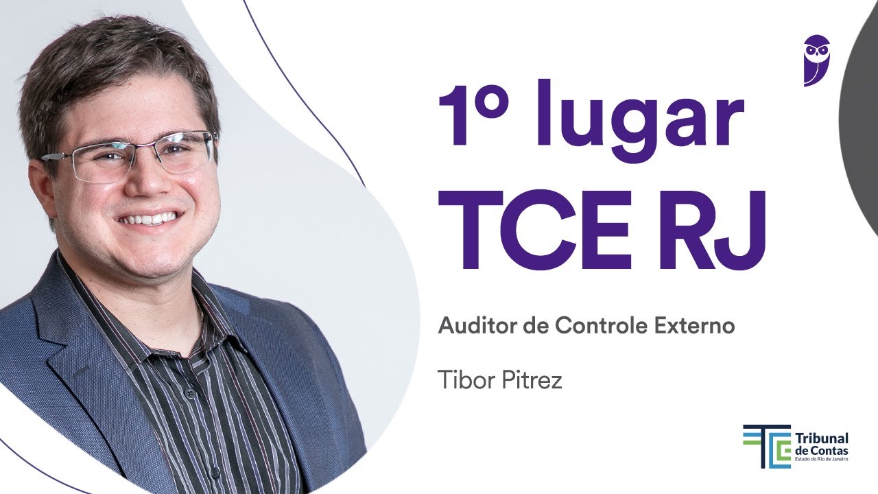Tibor Pitrez - Aprovado em 1° lugar no concurso TCE RJ no cargo de Auditor de Controle Externo