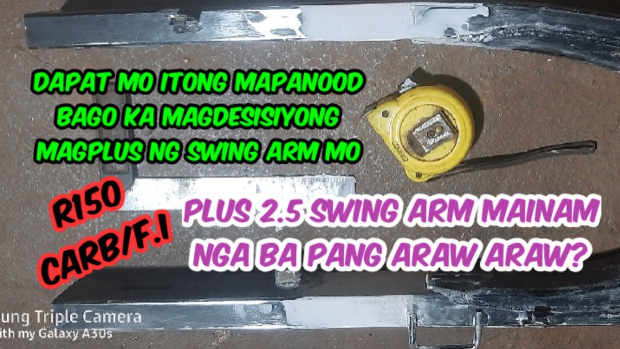 PWEDE KANG MADISGRASYA SA MALING PAGDUDUGTONG NG (D.I.Y PLUS SWING ARM)