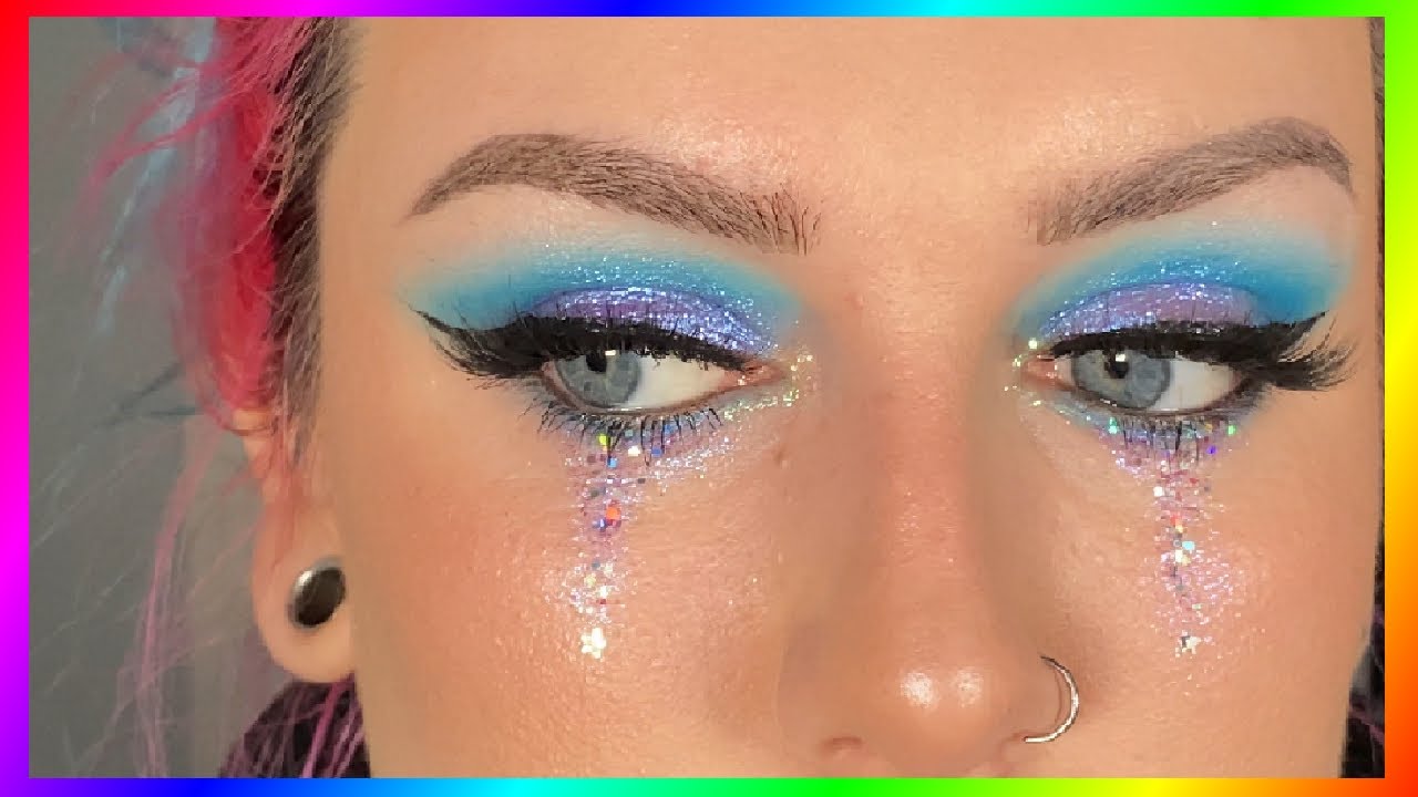 Glitter Tears Makeup Tutorial