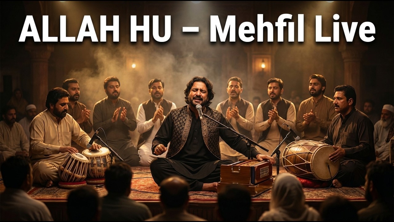 Allah Hu Full Qawali 2026 | Traditional Pakistani Mehfil | Duff & Tabla