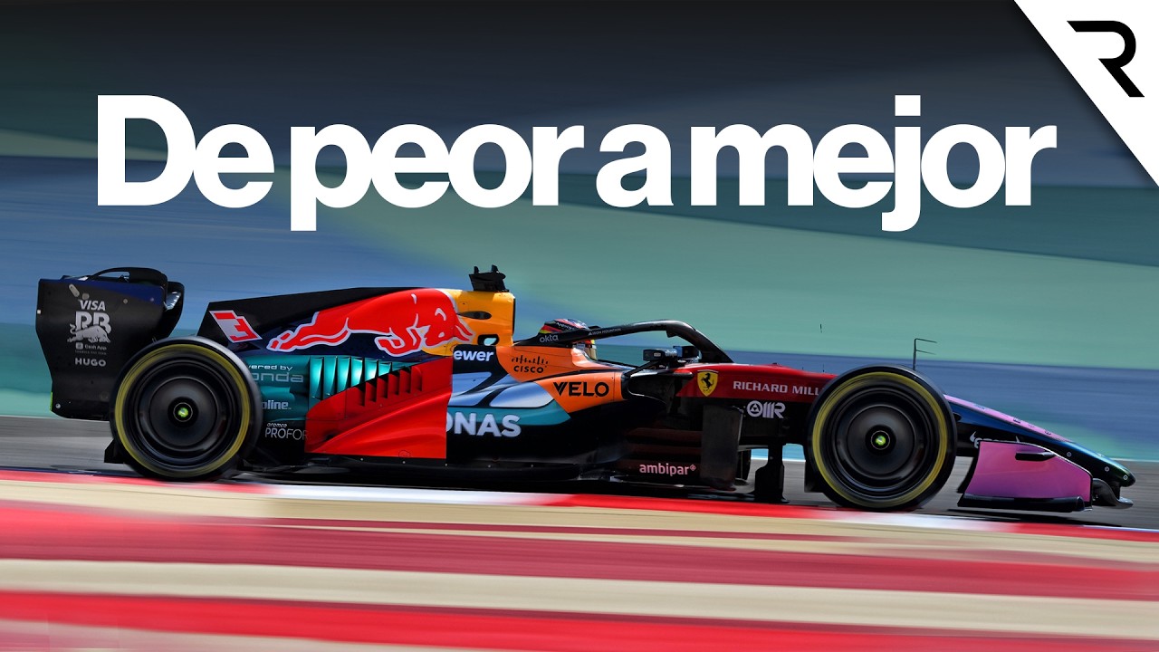 Clasificación de los equipos de F1 de 2026 de peor a mejor tras la pretemporada