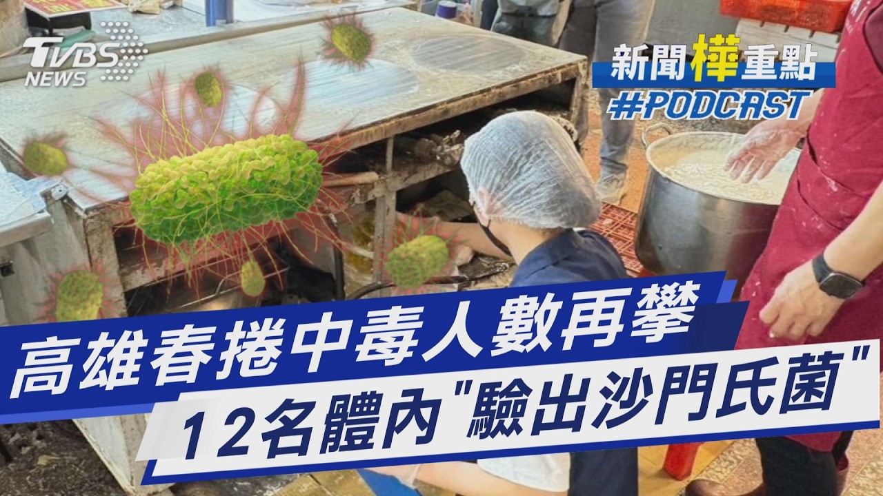 高雄正義市場春捲140人食物中毒 12名驗出沙門氏菌 業者隱匿實情! 謊稱無包「蛋.肉絲」遭重罰｜新聞