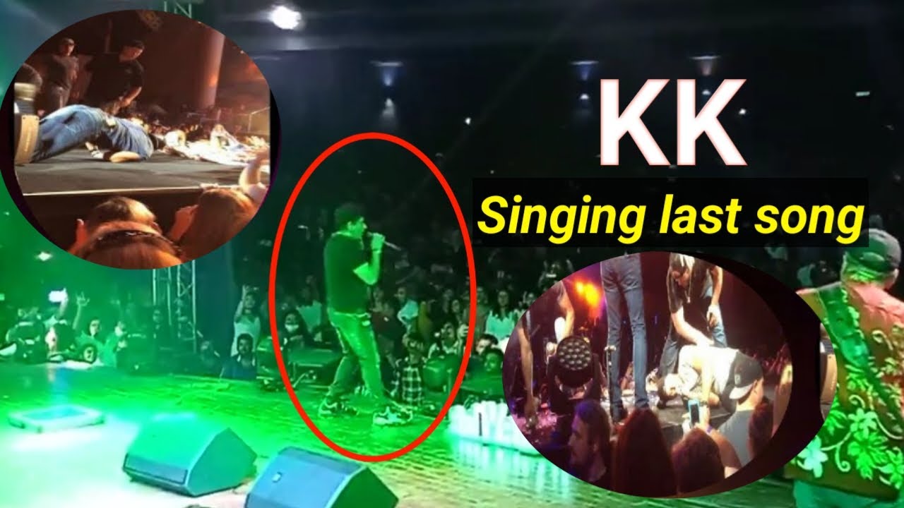 Kk last song singing 😰 | shocking last moment video | Rip kk | kolkata