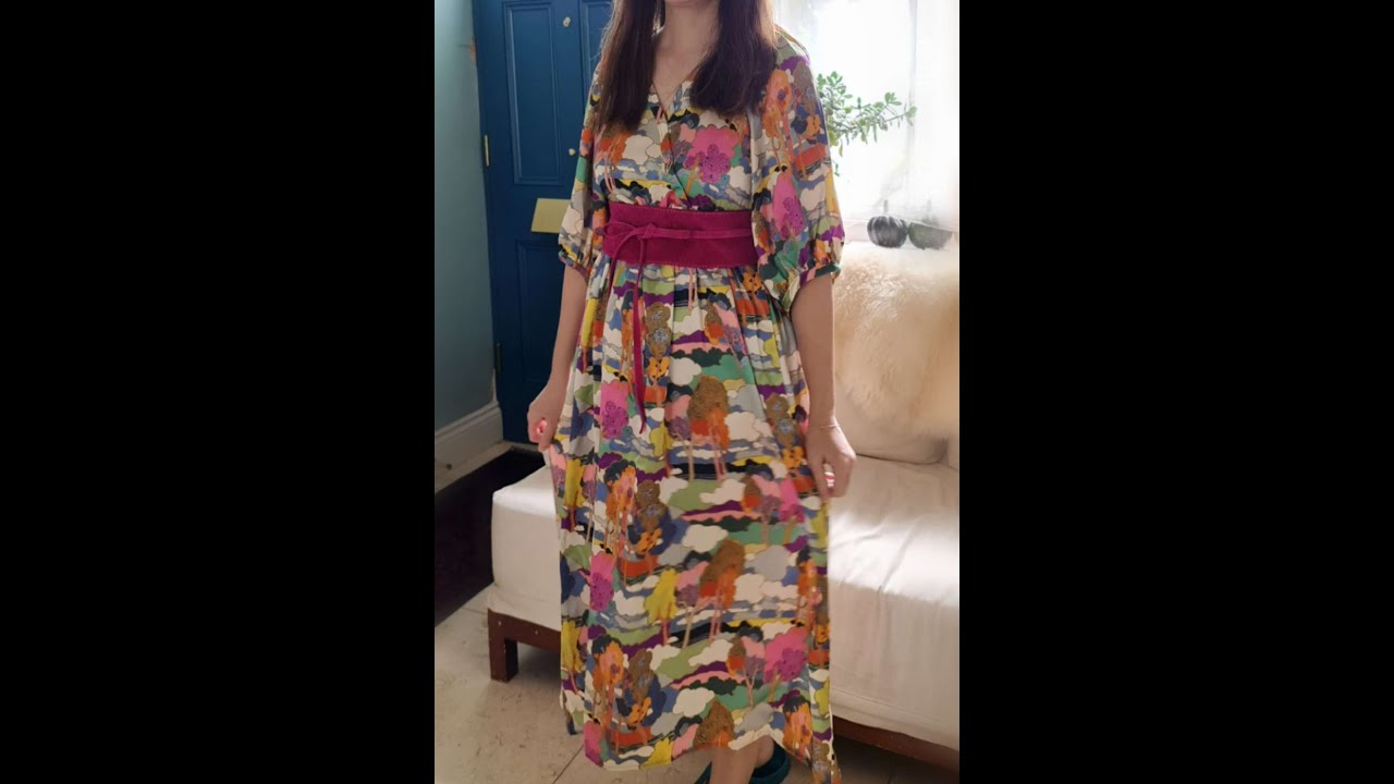 Sewing Mccalls 7969 with Liberty Silk As A Beginner (Part 1), #sewingwithsilk, #makeadress