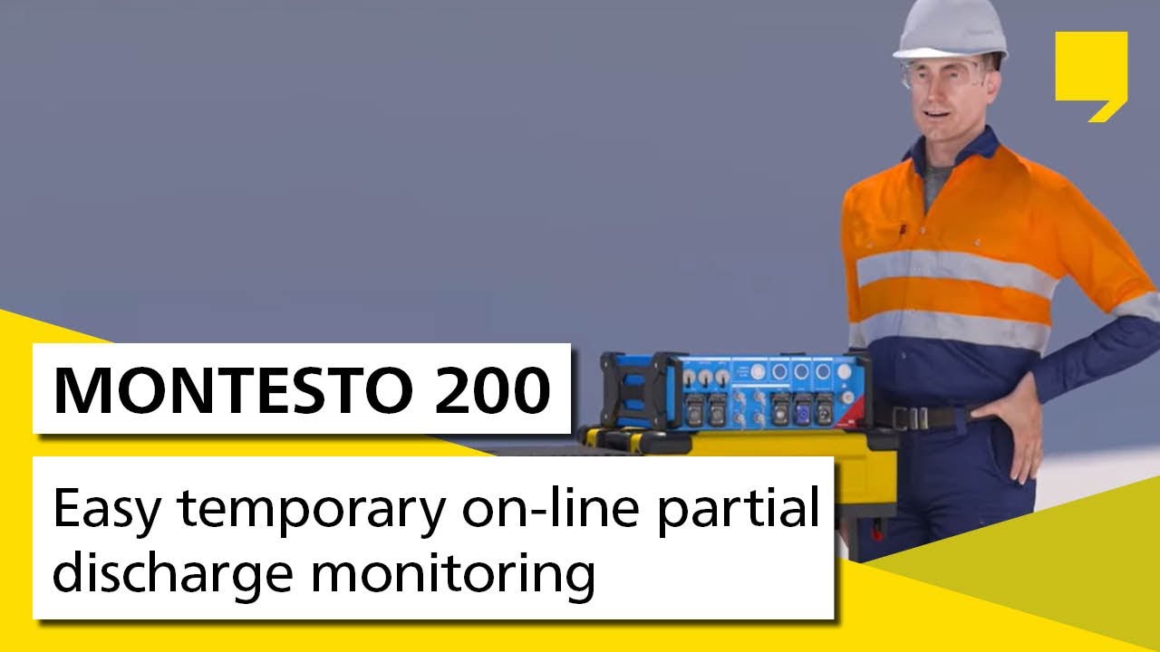 MONTESTO 200 - Easy temporary on-line partial discharge monitoring