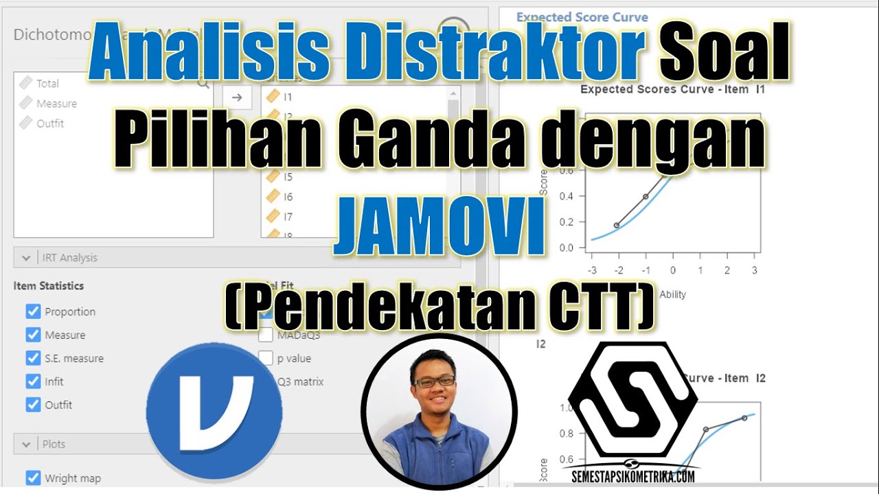 Analisis Distraktor Soal Pilihan Ganda dengan Jamovi