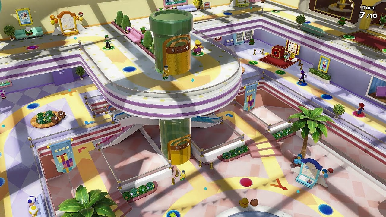 Super Mario Party Jamboree #326 Rainbow Galleria Wario vs Mario vs Waluigi vs Luigi