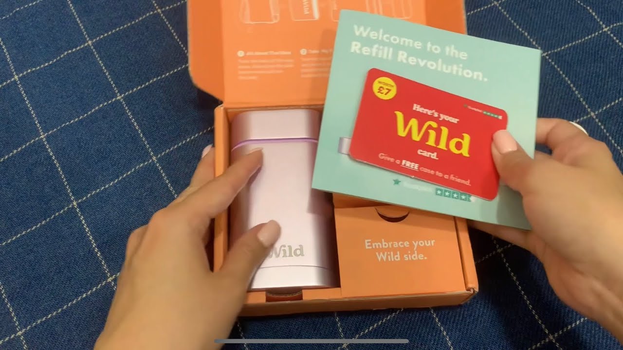 ASMR Wild deodorant unboxing (no talking)