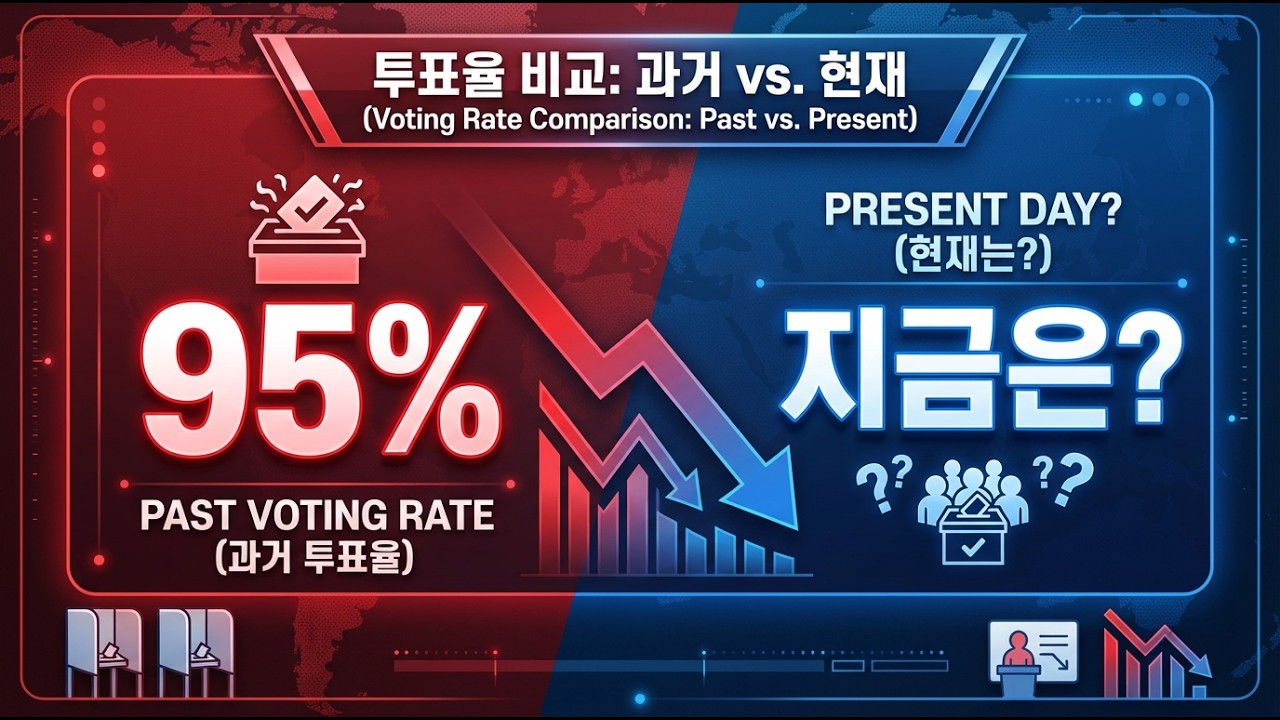 대한민국 선거 투표율의 충격적인 역사
