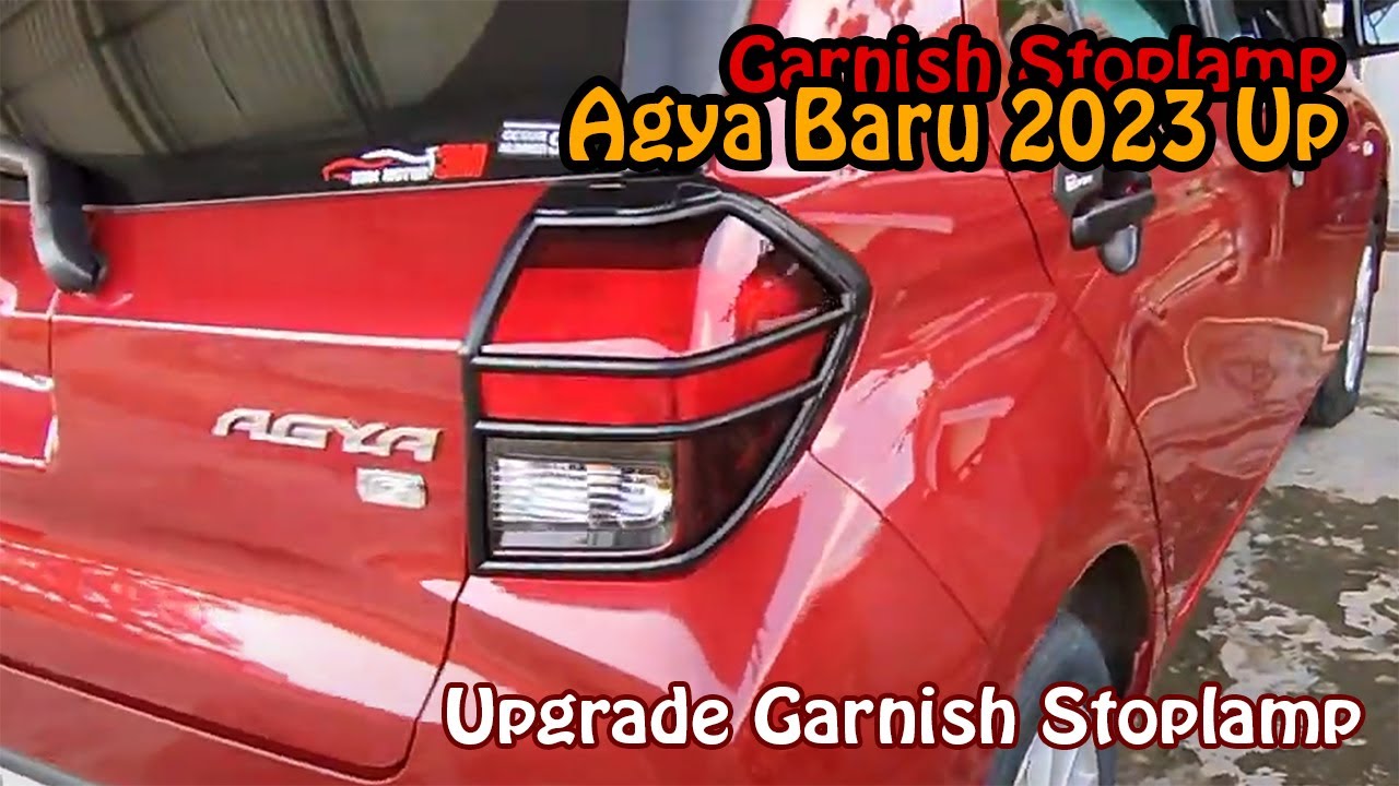 Garnish Lampu Agya 2023 Stoplamp Lampu Belakang Import