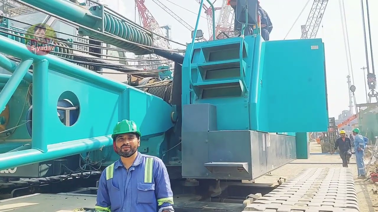 CRAWLER CRANE KOBELCO CKL1OOOI GREENERY | BOOM DRUM | WIRE ROPE CHANGING