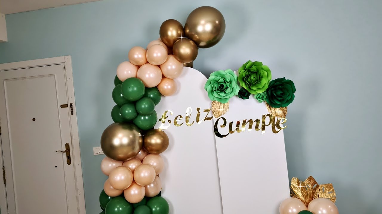 Decoración Con Globos Y Rosas
