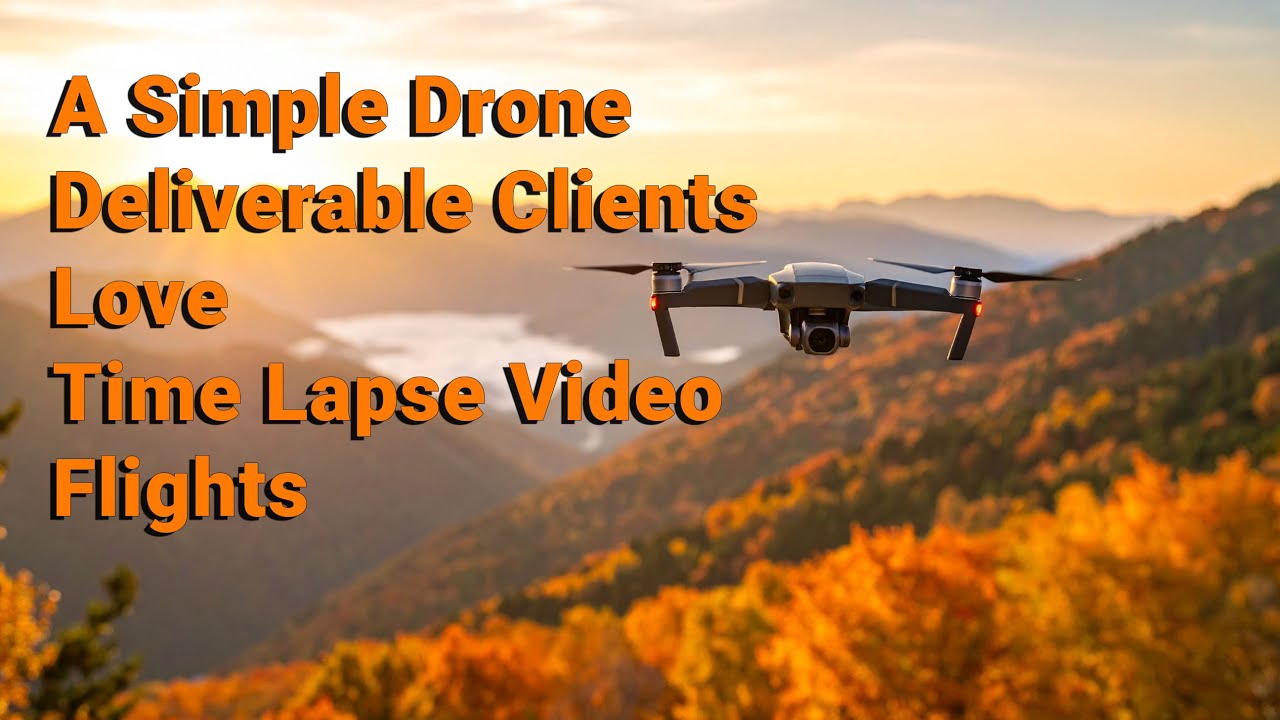 A Simple Drone Deliverable Our Clients Love – Time-Lapse Video Flights