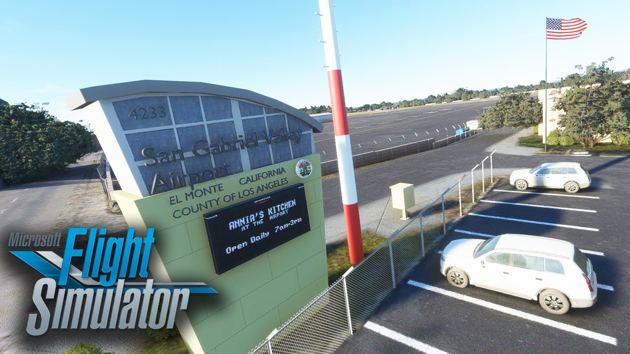 Freeware Scenery: El Monte (KEMT) for Microsoft Flight Simulator 2020