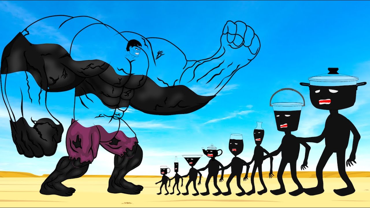 Evolution Of GIANT HULK Vs Team MONSTER