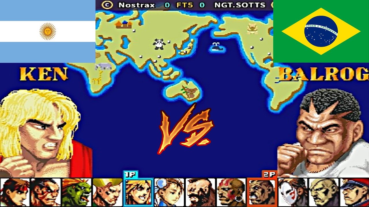Street Fighter II' - Mix (Hack) - Nostrax vs NGT.SOTTS FT5