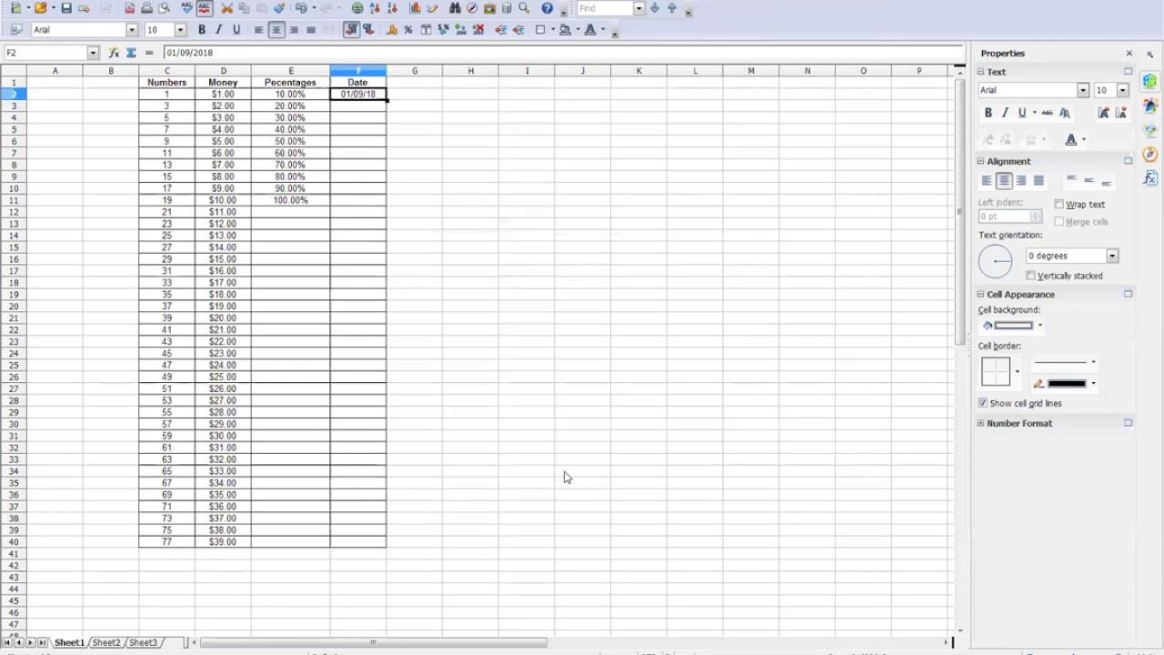 Basic OpenOffice Calc Tutorial - 3 - Dates and Buttons