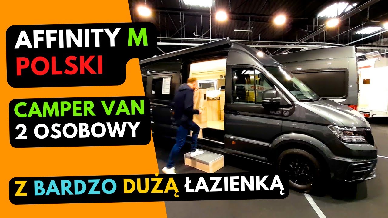 Polski Affinity M CamperVan 🟡2 osoby i wielka łazienka🟣