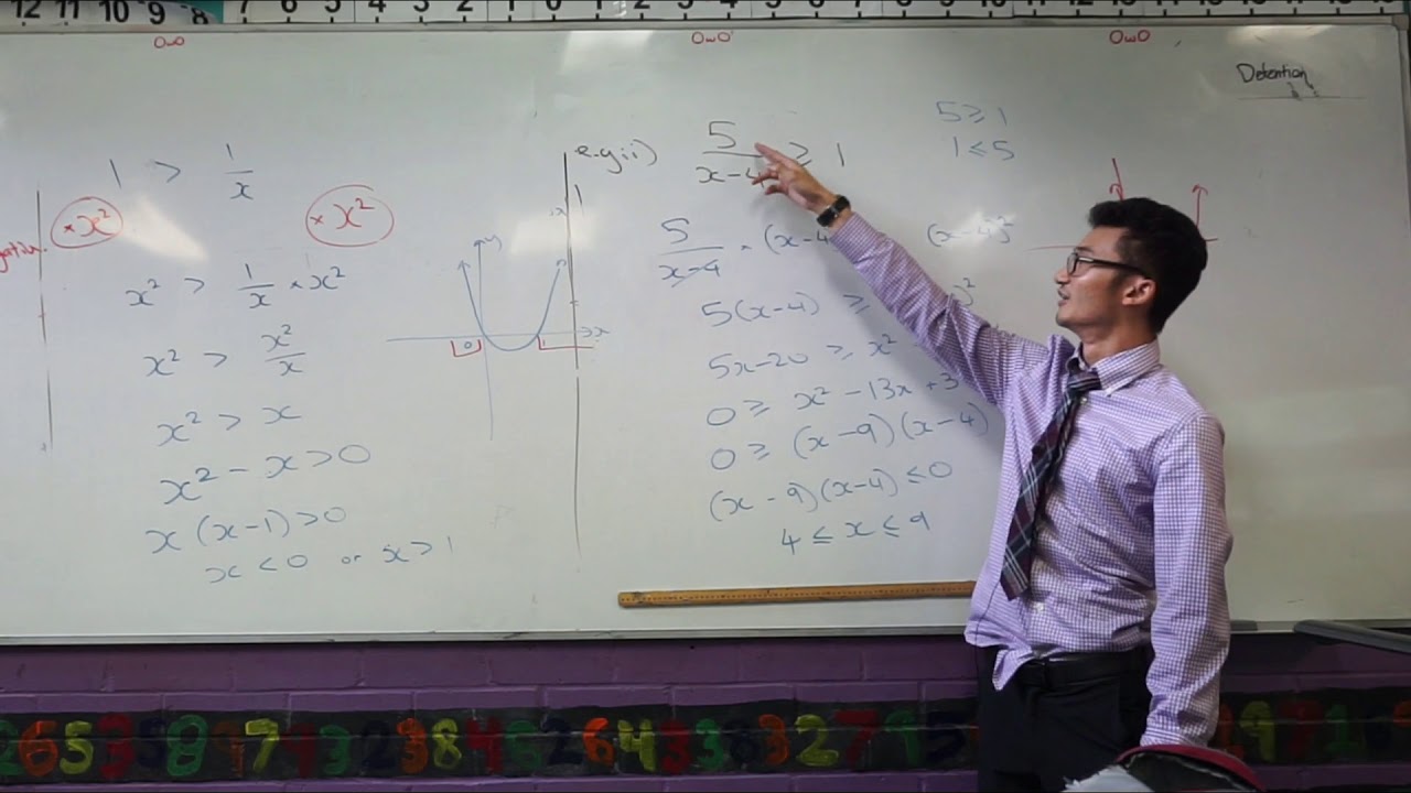 Inequalities with an Unknown Denominator (Part 2: Example)