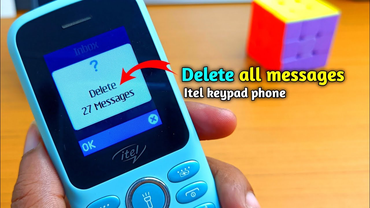 All messages delete kaise kare itel keypad phone mein || how to delete message in itel keypad phone