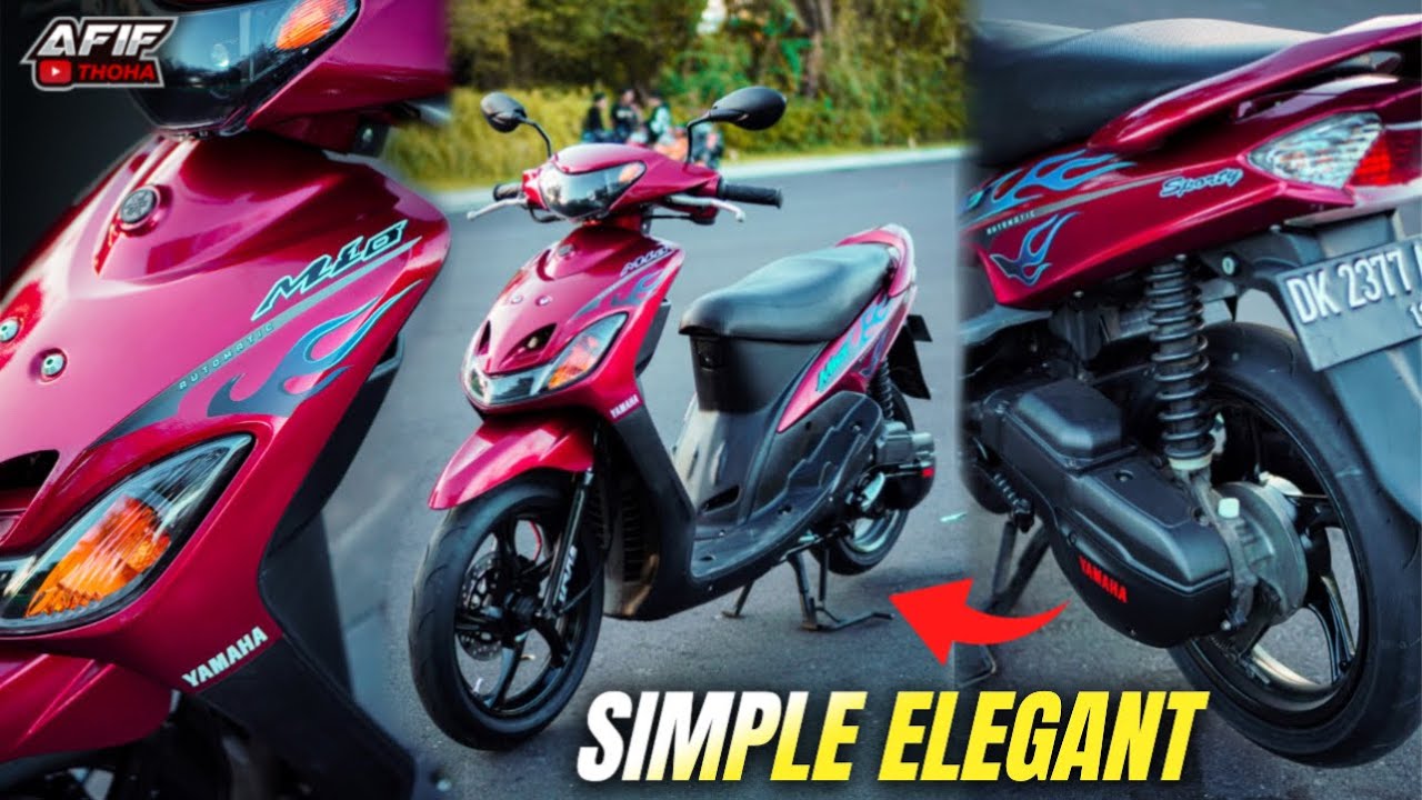 KOMBINASI WARNA SEMPURNA | SENTUHAN STRIPING BIAR LEBIH SHINING‼️ INI BARU CAKEP  MIO SMILE #mio