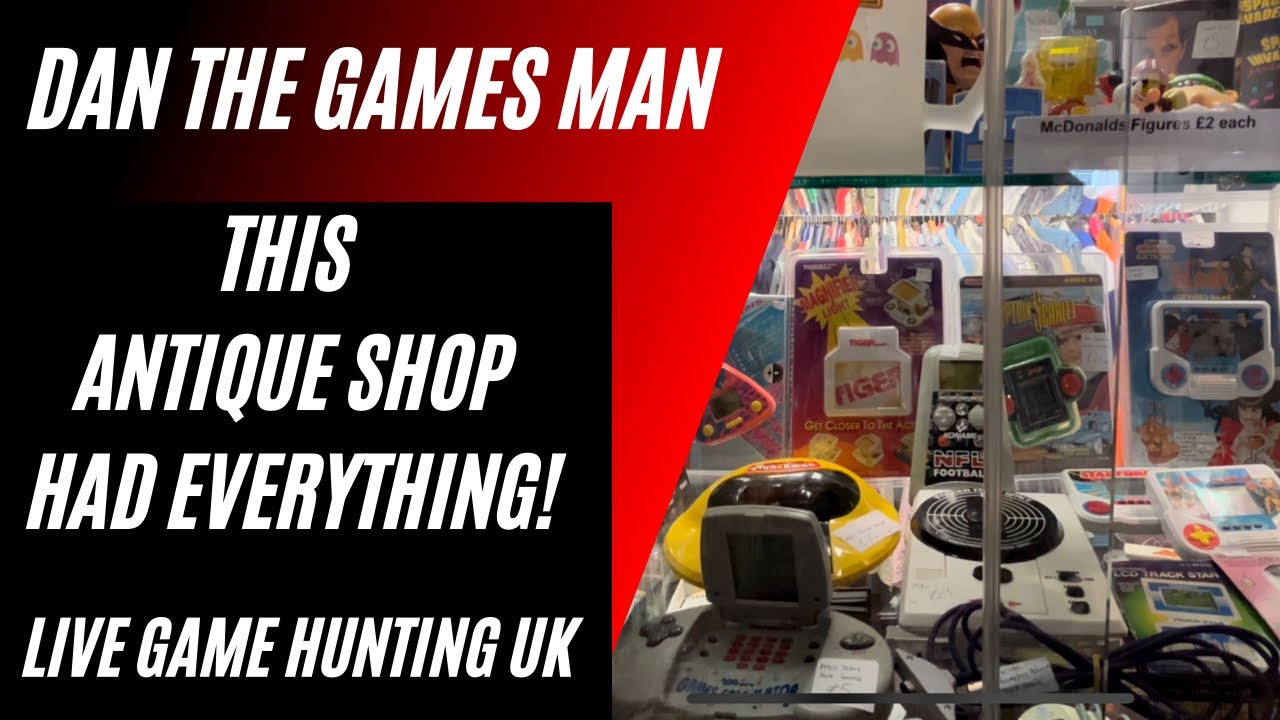 This Antiques Shop Had EVERYTHING! #antiqueshop #gamehunting #starwars #pokemon #retrogaming
