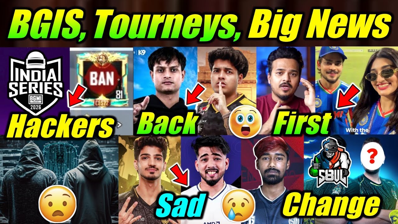 BGIS 2 Hacker Caught 🤯 Arclyn Back ! Zgod Sad 😢 S8UL Big 🚀 Payal, Snax, Changes, News 