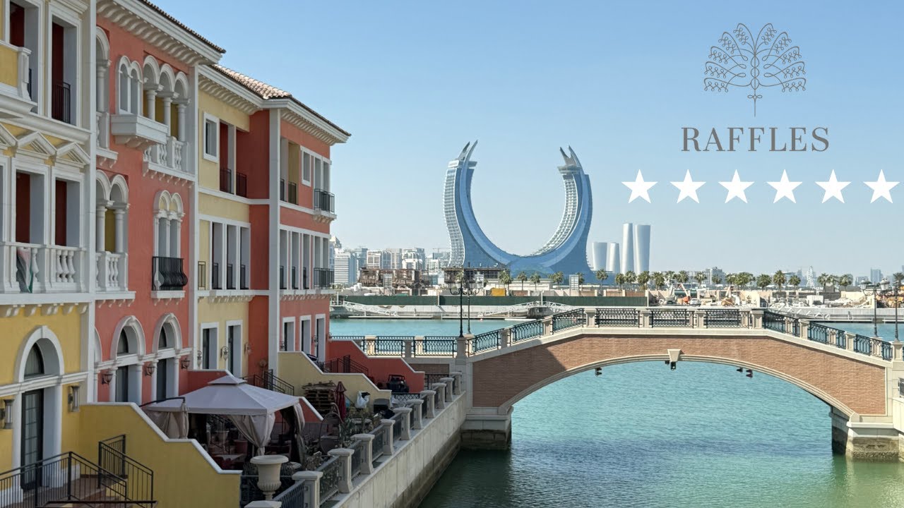 Raffles Hotel Doha – Qatar’s 6-Star Hotel in Katara Towers (4K Tour)