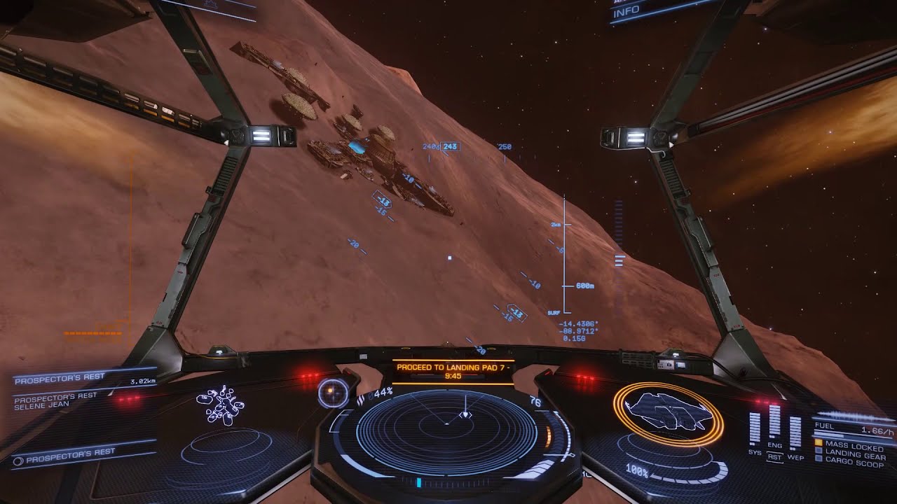 Landing at Prospector's Rest