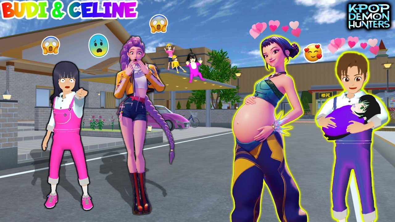 Yuta Punya Bayi?😱 Mio dan Rumi Curiga Yuta Diam-diam Nikah Punya Istri Zoey Demon Hunter | Sakura