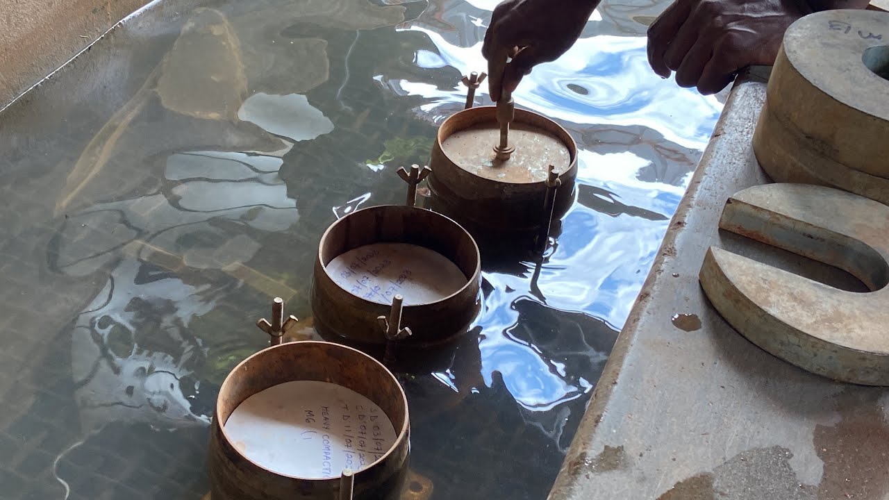 CBR Test- Three Point Method: BS: 1377: Part 4: 1990 #cbr #californiabearingratio #soil #test