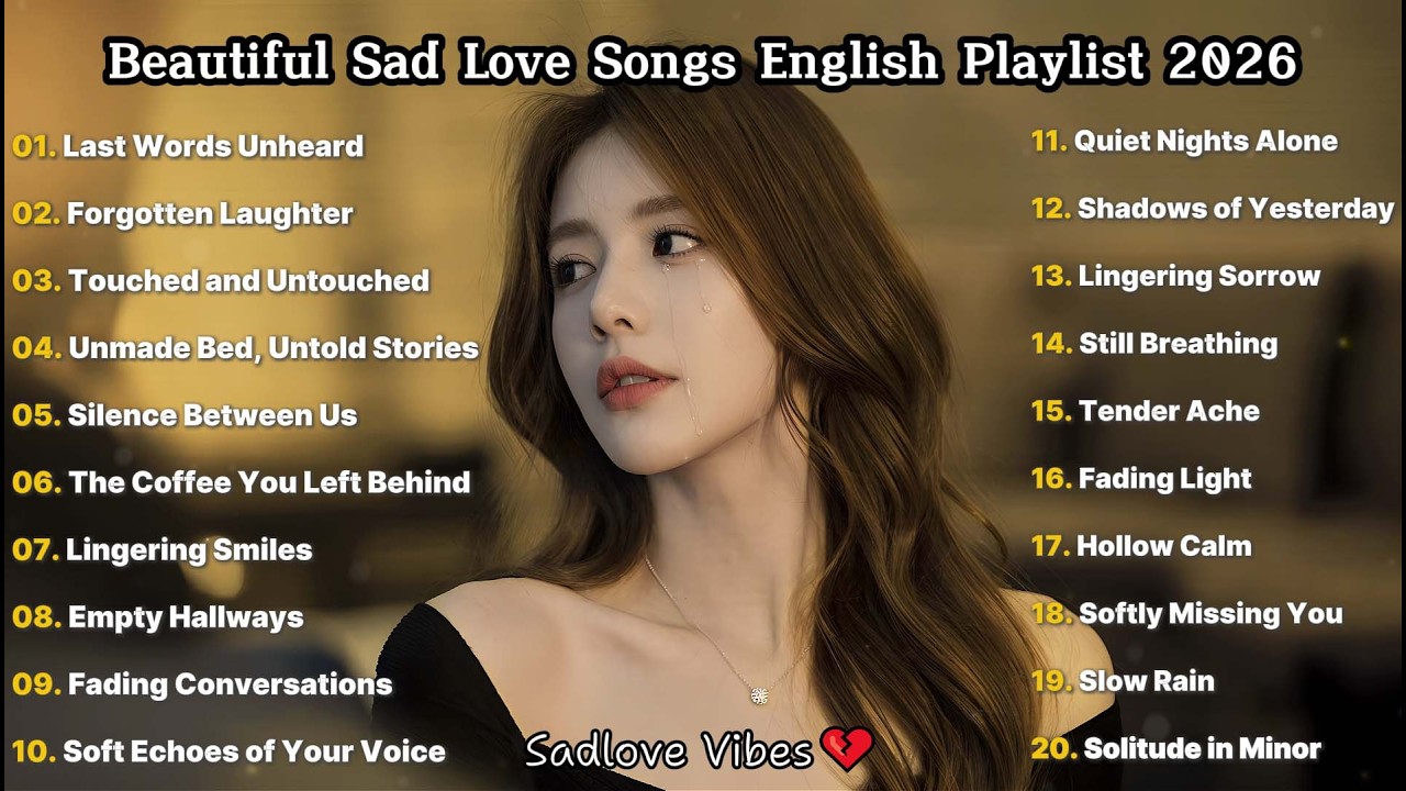 Heartbroken Songs 2026 💔😭 | Latest Sad Love & Breakup Songs Playlist – Sorrowfy