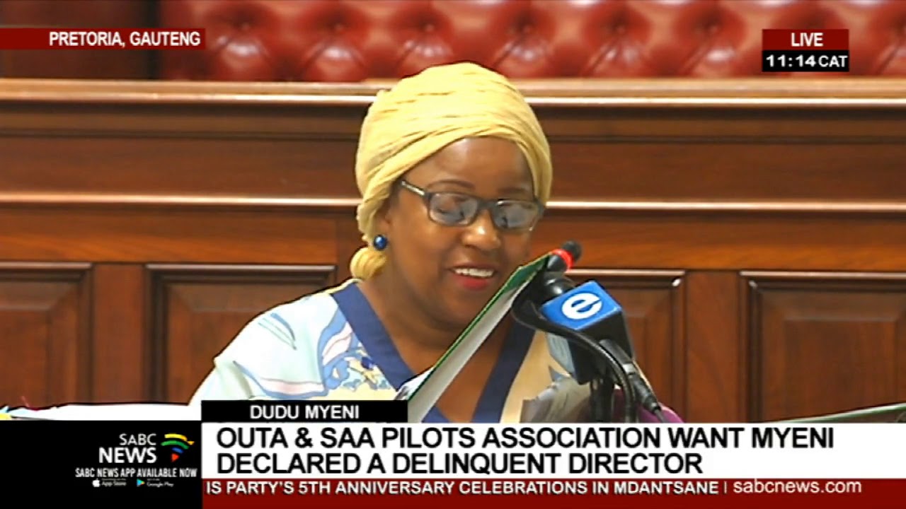 Dudu Myeni’s cross-examination continues at High court in Pretoria