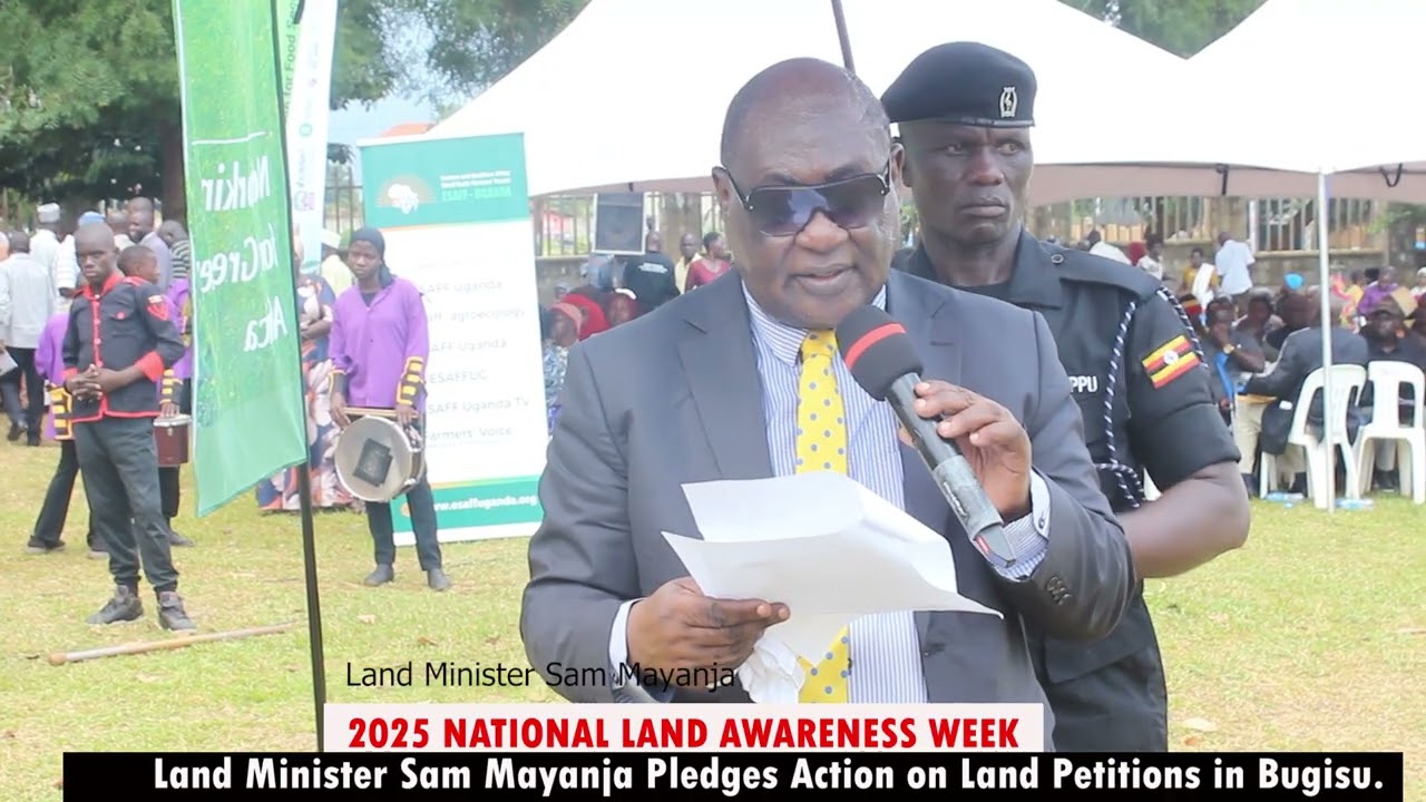 Land Minister Sam Mayanja Pledges Action on Land Petitions in Bugisu.