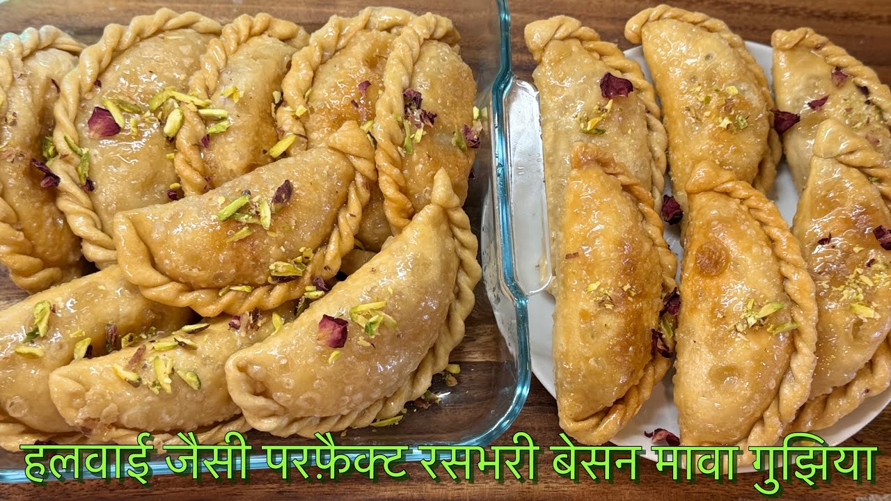 Holi special! traditional gujiya recipe! #cooking #homemade #indianfood #festivalsweets #newstyle
