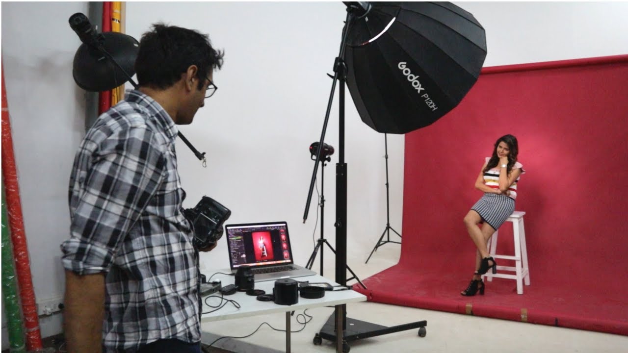 Model Portfolio shoot behind the scenes