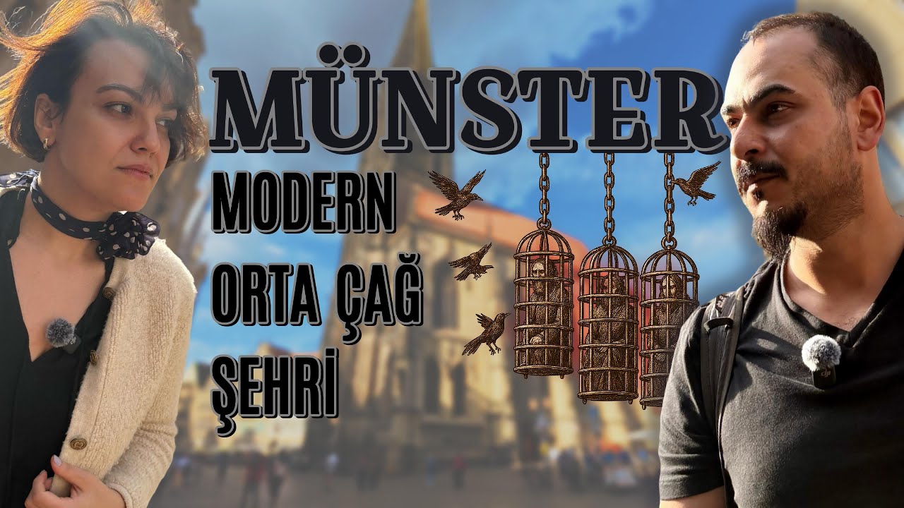 🇩🇪 Almanya l Münster ☀️🎬 Vlog - Modern Orta Çağ Şehri