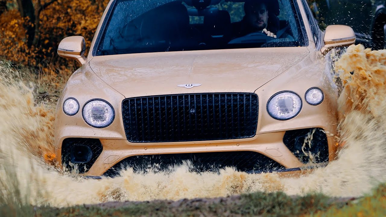 Bentley SUV Bentayga - Off-Road Test Drive [No Talking]