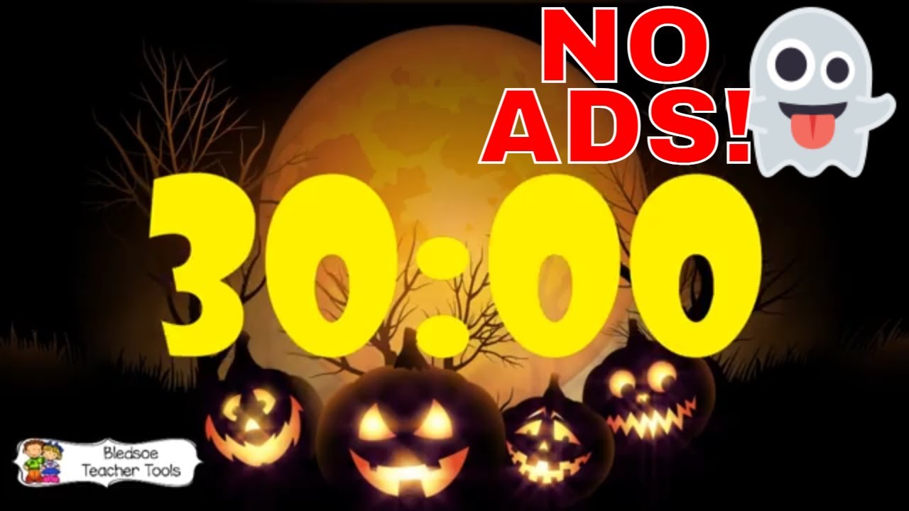 30 Minute Timer | Spooky Halloween Timer for Classrooms & Parties