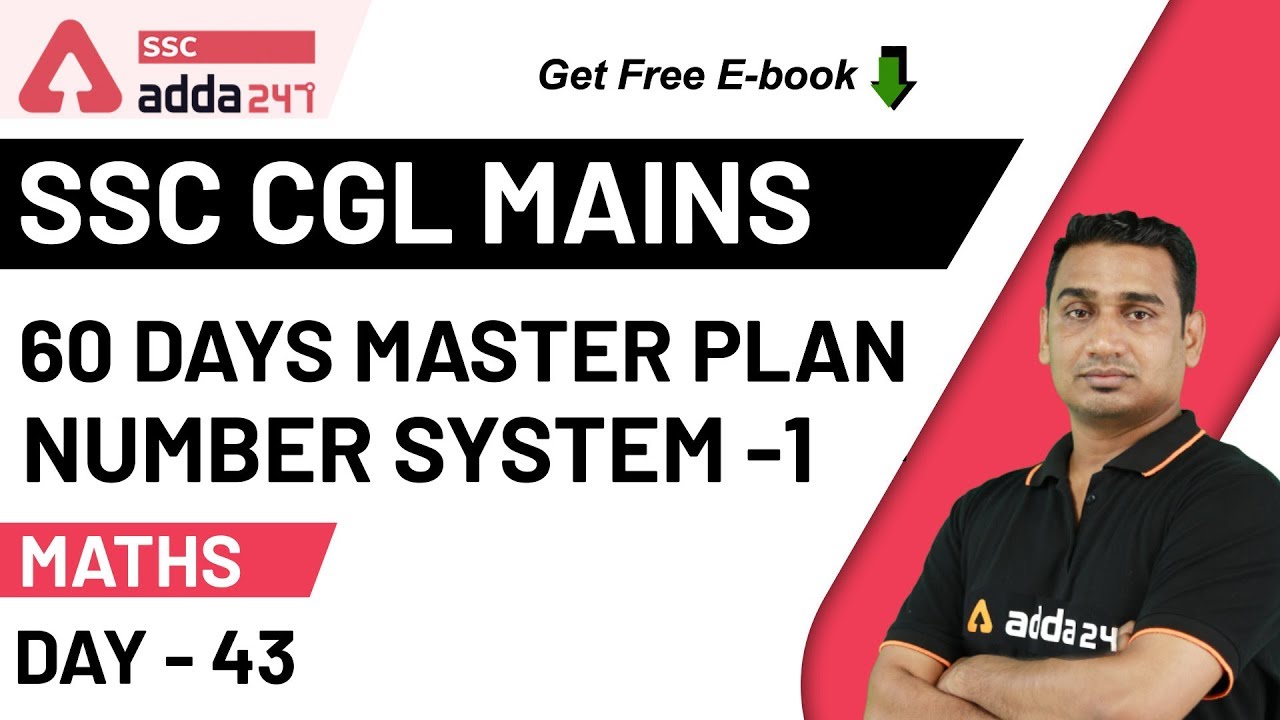 Number System (Part 1) | 60 Days Master Plan For SSC CGL Mains (Day 43) | Maths