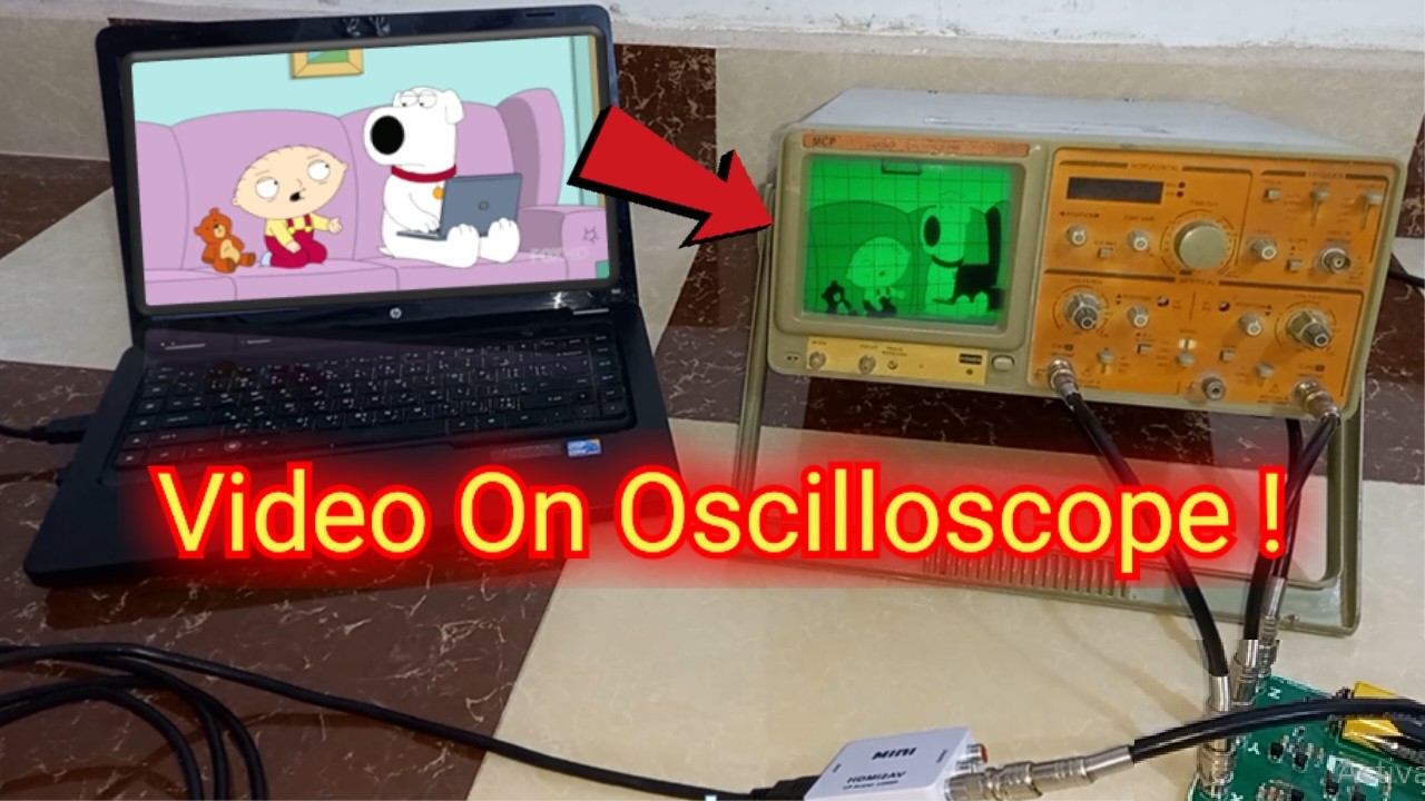Composite Video to analog XYZ signal for Oscilloscope / Video On Oscilloscope