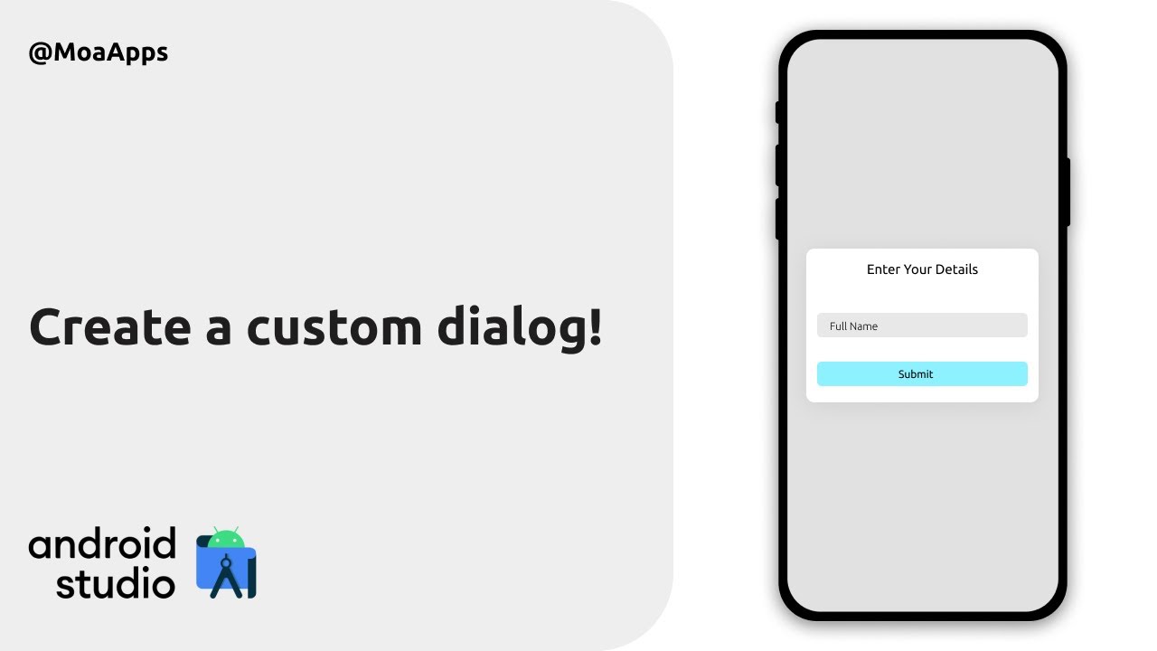 How to create a custom alert dialog in Android & Kotlin