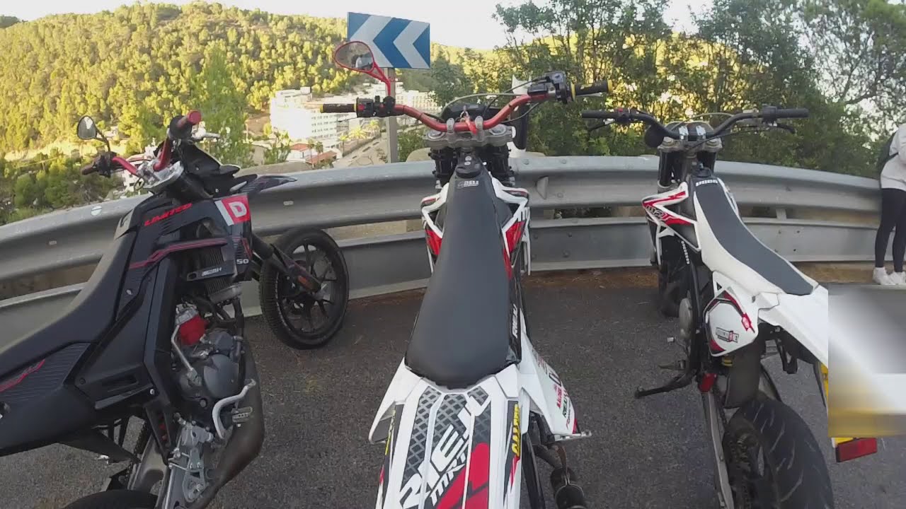 Rieju MRT Pro 50 SM Trophy 2.0 x Derbi Senda Limited 50/ Usually Day - RossMonkey