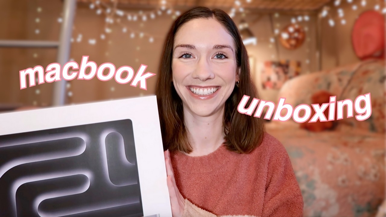 MACBOOK PRO UNBOXING & SETUP 💻 ✨ | M4 CHIP 14in
