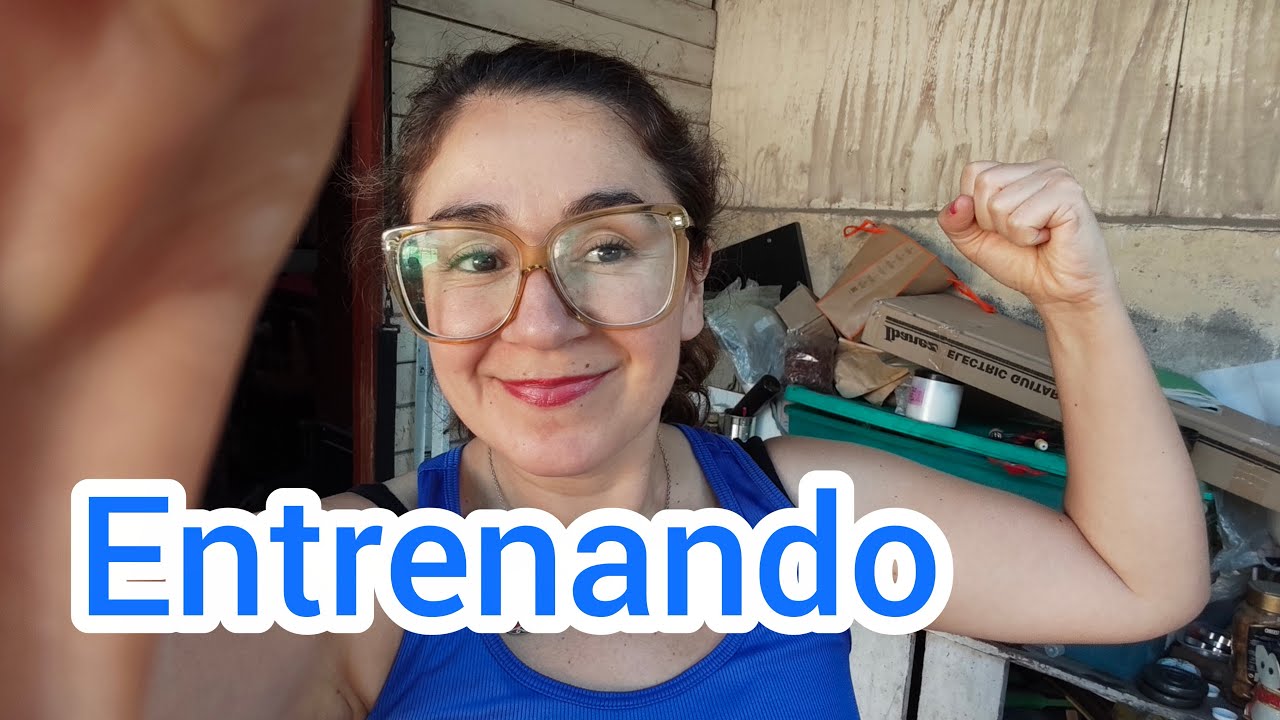 Entrenando, sí, un día más!