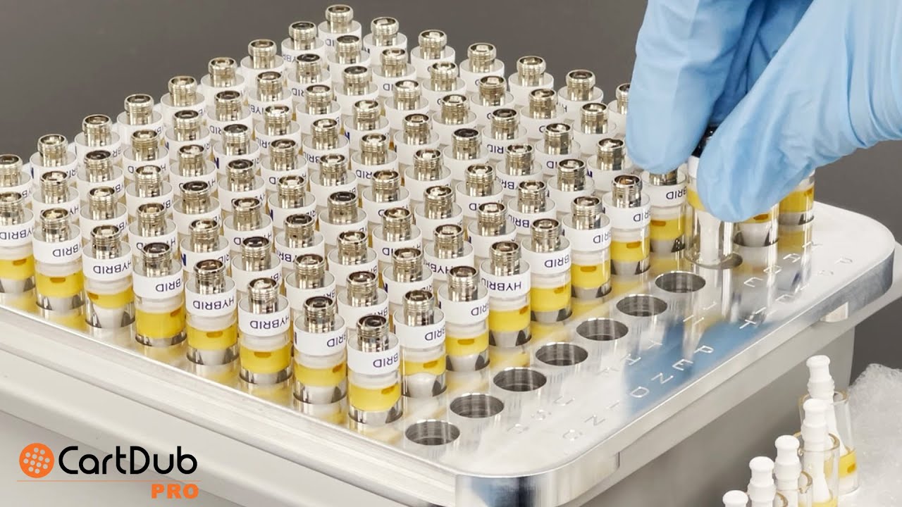How to remove oil from prefilled cartridge with Cart Dub Pro