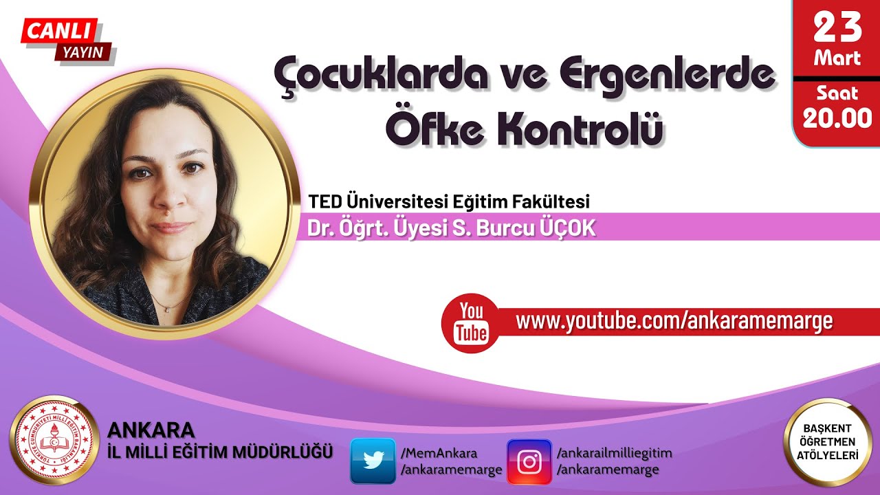 Çocuklarda ve Ergenlerde Öfke Kontrolü