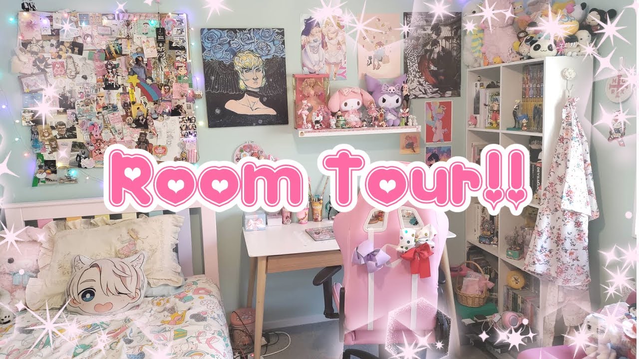 Kawaii anime room tour 2022